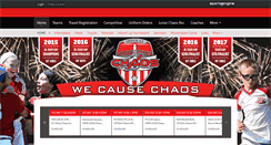 Desktop Screenshot of chaossoccer.net